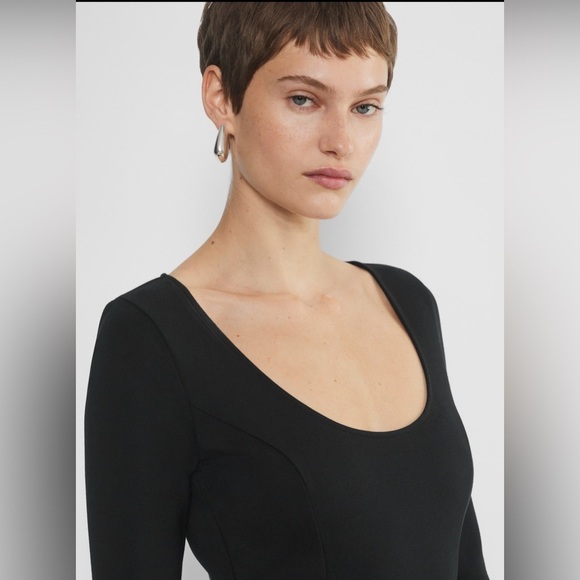 NWT Babaton Leda Ponte Dress in Sumac Burgundy XS - Picture 7 of 11